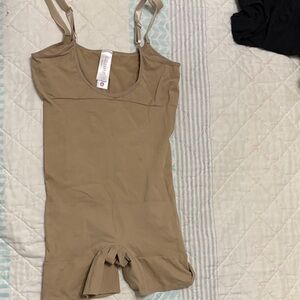 Women's Tan Shapewear Bodysuit